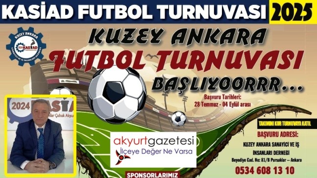 Kuzey Ankara ilçeleri arasında futbol turnuvası yapılacak